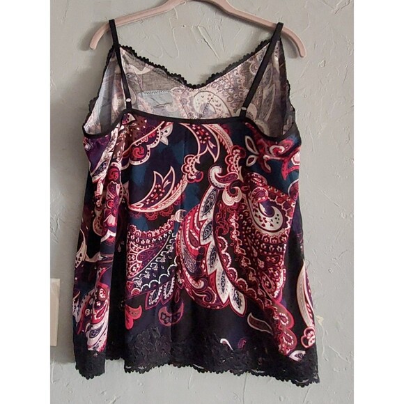 Lane Bryant Tops The  Cami Lace,Paisley, 22/24,Rayón,Spandex, - Picture 4 of 11